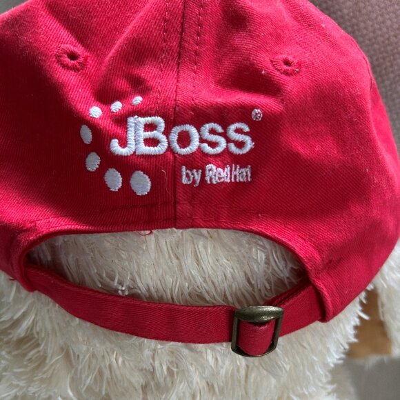 Red Hat Baseball Cap Hat with RedHat Linux Logo - Picture 12 of 15
